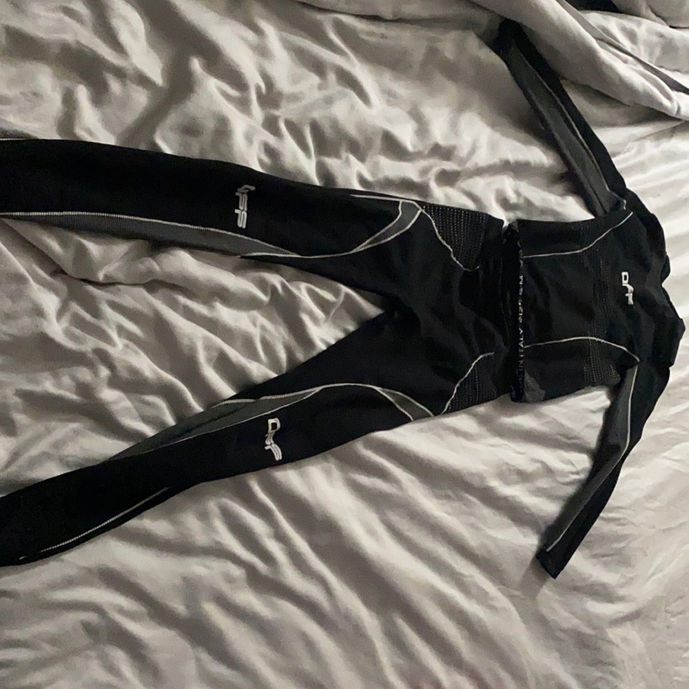 Off white leggings and top